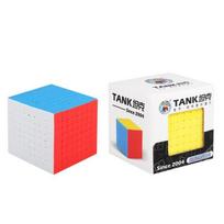 Shengshou Tank Magijos kubas 2x2 3x3 4x4 5x5 6x6 7x7 8x8 Be lipdukų Sensou Greičio kubas Edukaciniai žaislai vaikams Magico Cubo red