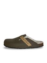 nae Vegan Shoes Naminės šlepetės 'Levu' šviesiai ruda / alyvuogių spalva