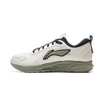 Li Ning Trendy Fashion Versatile Classic Shock Absorbing Non-Slip Wear-Resistant Low-Top Casual Running Shoes Men sneaker Beige Black Green AGLU313-4 41⅔ white