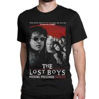 Vintažiniai „The Lost Boys“ vampyrų marškinėliai vyrams ir moterims, apvalia kaklo iškirpte, medvilniniai marškinėliai, siaubo filmų marškinėliai trumpomis rankovėmis, suaugusiųjų drabužiai S gray