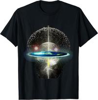 NAUJAS RIBOTO LEIDIMO Plokščio pasaulio juokingas dovanų marškinėlis Dydis S-5XL Unisex marškinėlis L gray