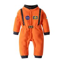 Vaikams mielas astronautų cosplay kostiumas, kosminis kombinezonas kūdikiams berniukams, mergaitėms, mažiems vaikams, kūdikiams, Helovino, gimtadienio šventės drabužiai 90(12-18M) orange