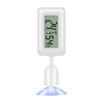 Reptile Thermometer Thermometer Hygrometer with Suction Cup Digital Aquarium Hygro-Therm Reptier Accessoires for Pets balta