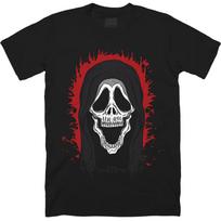 GHOST FACE AT THE MOVIES T-shirt Men Women Cotton Oversized Short Sleeves High Quality Hip Hop Street Harajuku Female Male Clothing XXXL žalia