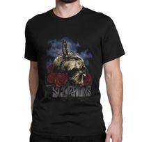 2026 Men Women Printed T-Shirt Heavy Metal Scorpions Cotton Tees Short Sleeve Hard Rock Band T Shirt Round Collar Clothes Graphic XXXL geltona