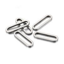 20pcs 20mm Stainless Steel Gold Rectangle Frame Charms Pendants for Earrings Necklace DIY Jewelry Making Accessories Supplies 20mm white