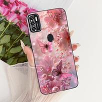 Case For ZTE Blade L210 A7s 2020 A7020 Phone Cover Popular Flowers Soft Black Silicone Bumper For ZTE Blade V10 Vita V 10 Fundas ZTE Blade L210 pink
