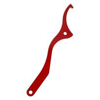 Ergonomic Shock Spanner Wrench Motorcycle Shock Adjuster Easy Shock Adjustment Tool Aluminum Suspension Tool for Bike red