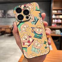 South Park Cute Cartoon Phone Case For IPhone 17 Pro Max 15 Pro 16 14 Plus 12 13 Mini 11 Pro Shockproof Soft Cover iPhone15
