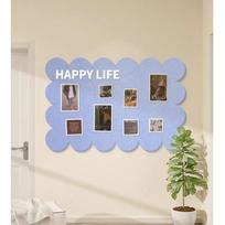Lipnus veltinio pieštukų lenta sienos lipdukas Kūrybingas nuotraukų, pranešimų, žinučių rodymo fonas Didelė debesies formos veltinio lenta 40x60cm