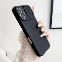 Stumdoma apsauga kameros objektyvui Telefono dėklas IPhone 16E 16 15 14 Plus 13 12 11 Pro XS XR Max 8 7 Atsparus smūgiams Minkštas silikoninis dangtelis iphone 11 juoda