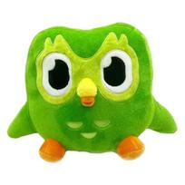 NAUJAS Žalias Duolingo Pelėdos Pliušinis Žaislas Minkštas Kimštas Gyvūnas Žaislas Duo Pliušinis Pelėda Duo Animacinis Herojus Mielas Lėlė Dovana Kūdikiui Vaikui Suaugusiam yellow