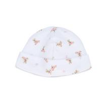 Polo Ralph Lauren Teddy Bear Print Cotton Fleece Hat Children's White 310682713001 balta