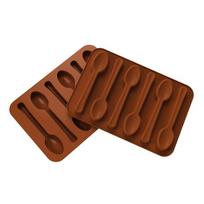 Alphanumeric & Heart Cat Paw Silicone Chocolate Mold for Christmas & Easter Baking