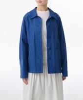 Musinsa Standard Woman Women'S Back Satin Chore Jacket [French Blue] French Blue/Xs blue