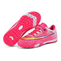 Cross Teacher-Recommended Velcro Studded Football Shoes for Students and Children 31 red