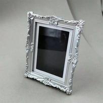 1 pc Multi functional desktop decorative photo frame, 3D resin magnetic refrigerator sticker, creative gift, very suitable for h gray