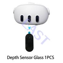 Naujas VR kameros objektyvas Meta Quest 3 ausinėms Priekinio gylio jutiklio stiklas Priekinės kameros objektyvo stiklo taisymo pakeitimo priedas Middle Glass 1PCS