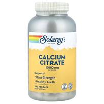 Solaray Calcium Citrate 1000mg 240 Veggie Capsules 1 pcs 240 Tablets