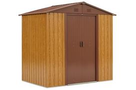 Metalinis sodo sandėliukas Helsinki 1,9 x 1,3 m Store Boss rudas