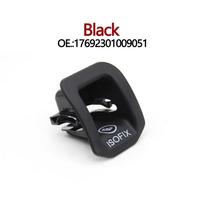 Car Rear Seat Hook ISOFIX Cover Child Restraint For Mercedes Benz A CLA GLA Class W176 W117 W156 17692301009051 17692301008L36 black
