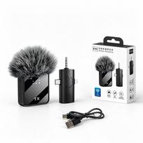 Multifunctional 3 IN 1 F11 Wireless Lavalier Microphone Handheld Microphone Video Recording Noise Reduction Mic for Living Broadcast Gaming Interview F11-1R