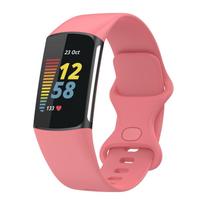 Silikoninis dirželis Fitbit Charge 6 juostai Priedai oficialus minkštas Pakeičiamas riešo dirželis Sportinė apyrankė Fitbit Charge 5 juostoms Fitbit Charge 5 6&S black