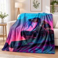 Arcane Flannel Throw Blanket Soft Warm Cozy For Sofa Bed Indoor Home Bedroom Use 100cmx150cm
