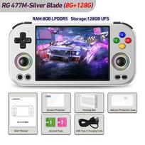 ANBERNIC RG 477M Handheld Game Console Android 14 4.7  LTPS In-Cell Multi-touch Screen Video Gaming Player Al Assistant RG477M
