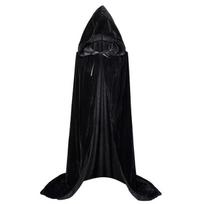 Filmas Hocus Pocus 2 Raganių apsiaustas su gobtuvu Mary Sarah Winifred Sanderson Seserys Cosplay kostiumas Helovinas Suaugusi mergina Ilgas vakarėlio apsiaustas One Size black