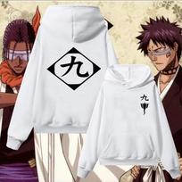 Man Woman Anime Bleach Hoodie White Cosplay Unohana Retsu Kotetsu Isane Streetwear Unisex 4XL white