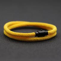 Nauja minimalistinė vyriška virvių apyrankė dvisluoksnė išgyvenimo apyrankė Homme aksesuarai vaikinui dovanų magnetinė sagtis Pulsera Hombre L 20.5cm 8Inch brown