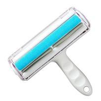 Pet Hair Removal Roller 2 Way Cat and Dog Hair Cleaning Brush to Remove Furniture Self-Cleaning Dog Hair Brush Lint Pet Epilator mėlyna