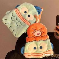 Anime Miniso Hangyodon Vaikų Nosinė Miela Kawaii Animacinis Šeima Absorbentus Koralinis Rankšluostis Greitai Džiūstantis Vonios Kambario Nosinė