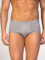 zd ZERO DEFECTS Vyriškos kelnaitės 'Senior Prinstriped Egyptian cotton' pilka