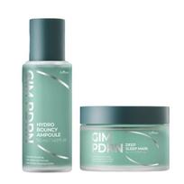 Isntree Gim PDRN Ampoule 50ml + Deep Sleep Mask 80ml Set | Hydrating Ampoule & Overnight Mask SET gray