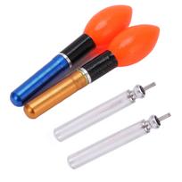 2Pcs LED Fishing Bobbers Premium Plastic Sturdy Durable Bright Practical LED Fishing Floats with Two Batteries red