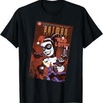 DC Harley Quinn Cover Mad Love T-Shirt XXXXXL įvairiaspalvis