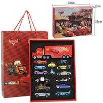 Disney Pixar Cars 3 Metal Diecast lightning McQueen Mater Champion Car Model Toy Gift Set Jackson Uncle Truck Boy Birthday Toys 15pcs black
