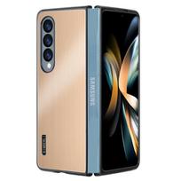 Suitable for Samsung Galaxy Z Fold6 Folding Phone Case Fold5 Metal Brushed Back Plate Tup Dust Jacket Xiaomi FOLD2 gray