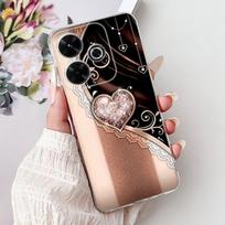 Skirta Xiaomi Redmi 13 dėklas, prabangus drugeliu tapytas dangtelis, 6,79'' skaidrus silikoninis telefono dėklas, skirtas Xiaomi Redmi 13 Redmi13, minkštas Fundas Xiaomi Redmi 13 black