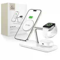 Tech-ProTECT QI15W-A45 3IN1 Magnetic MagSafe Wireless Charger White