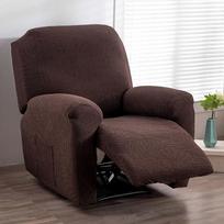 1/2/3 vietų recliner sofos užvalkalas Vienspalvis pagalvėlės užvalkalas Sofos užvalkalas Lazy Chair Žakardinis Vandeniui atsparus Lapo formos Sofos užvalkalai 1pc 3 Seater