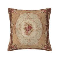 Prabangus Vintažinis Europos Bohemijos Gėlių Aubusson Pagalvės Užvalkalas Sofai Aksominis Antikinis Prancūziško Stiliaus Pagalvės Užvalkalas Dekoracija 45x45cm