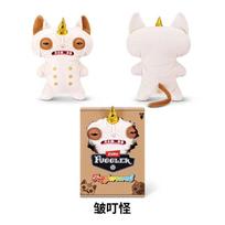 Fuggler Fugglercorns Pliušinis žaislas Kawaii Baisus Vienaragis Monstras Minkšta lėlė Kawaii Vienaragis Stinkface Sfinkso katė Screech Pliušinės lėlės 22cm balta