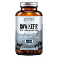 Paleo Powders Raw Kefir – kefyro probiotikai, 180 kapsulių