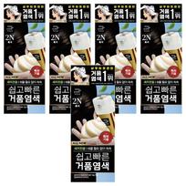 Mise-en-scène All New Easy & Fast Foam Hair Dye 2N Black 5 pcs gray