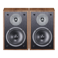 Magnat Monitor S10 B Bookshelf Speakers, Walnut, Pair