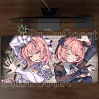 Cinema Remielle Dan Mouse Pad Zenless Zone Zero ZZZ Anime Sexy Girl Mousepad Keyboard Non-slip Base Office HD Printing Desk Mat 30x60cm gray