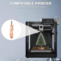 3D Printer Nozzle Home Office Easy to Install Professional Integrated 0.25 0.25 white